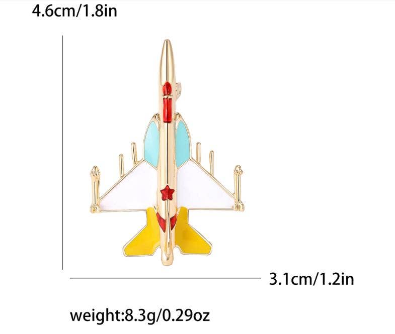 Fiona Accessories - Vendita all'ingrosso Spille - Flight Brooch Pin, accessorio per aeroplano4