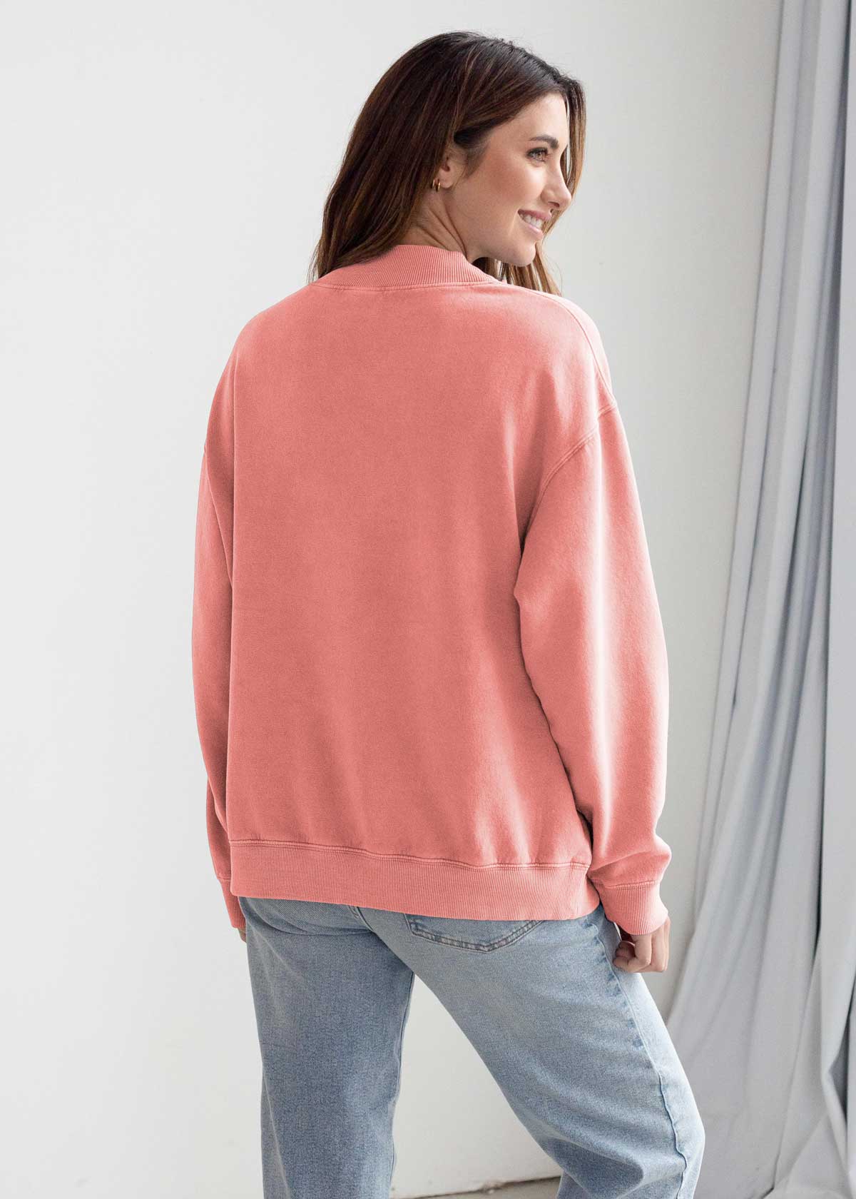 chicka-d - Wholesale Sweatshirt - Women's - Nantucket Mock-Neck, All Colors32