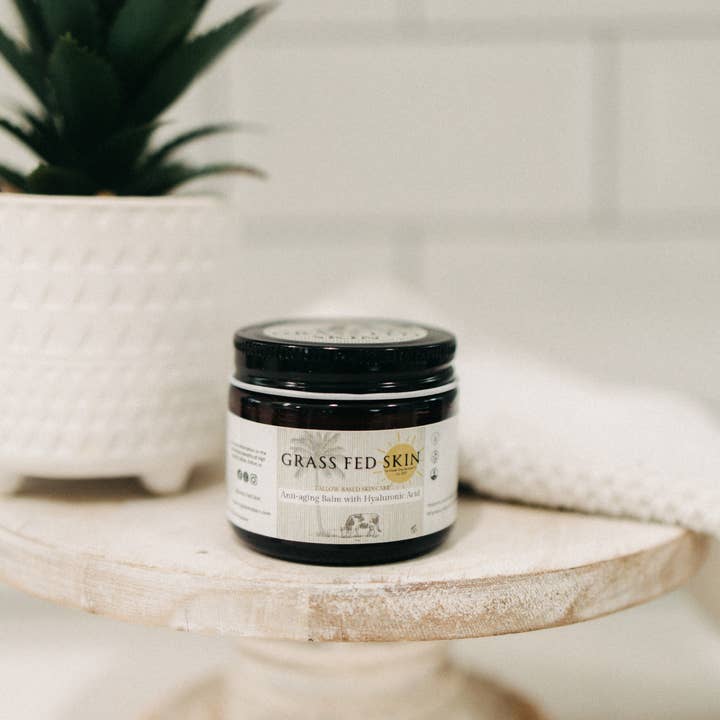 Grass Fed Skin - Wholesale Anti-Aging Moisturizer - Anti-Aging Balm with Hyaluronic Acid