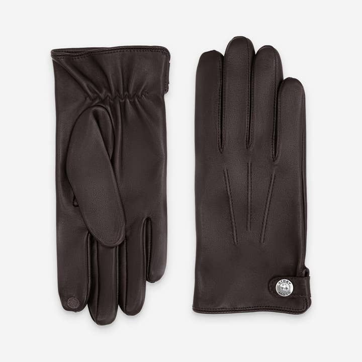 Glove Story – wholesale Gloves – Men’s – Lambskin leather gloves-100% silk-22050SN1
