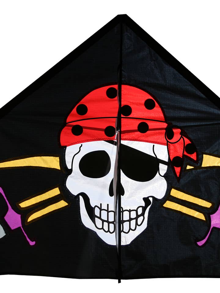 55" Pirate Delta Kite for wholesale by Skydog Kites LLC