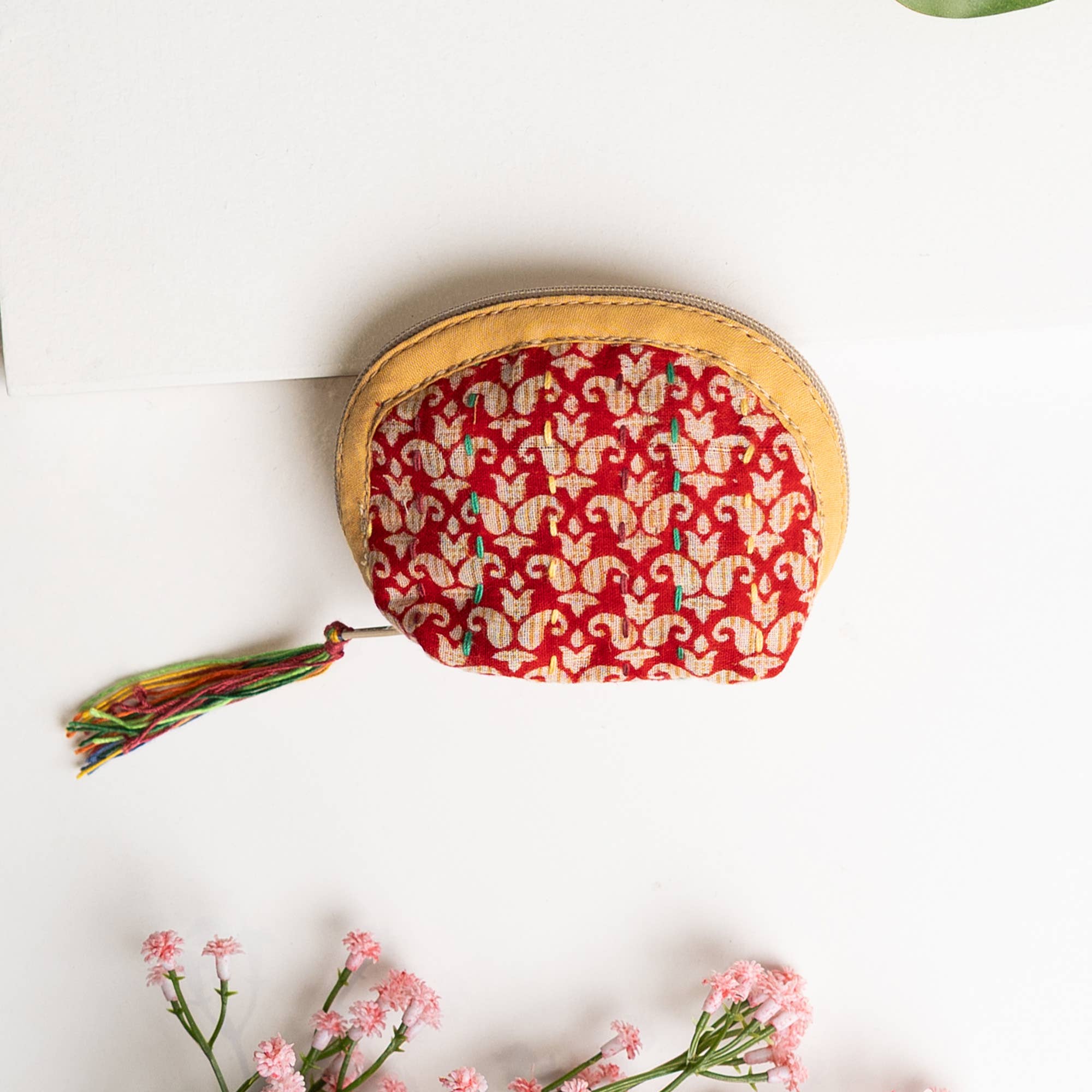 WorldFinds - Wholesale Pouch - Women's - Kantha Petite Pouch 💗1