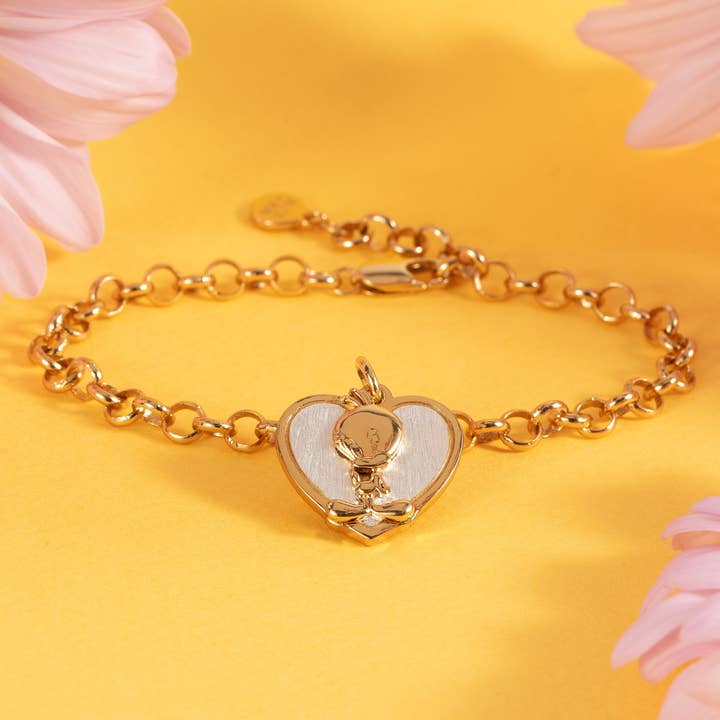 Alex and Ani - Wholesale Charm/Dangle Bracelet - Looney Tunes™ Tweety Heart Bracelet4