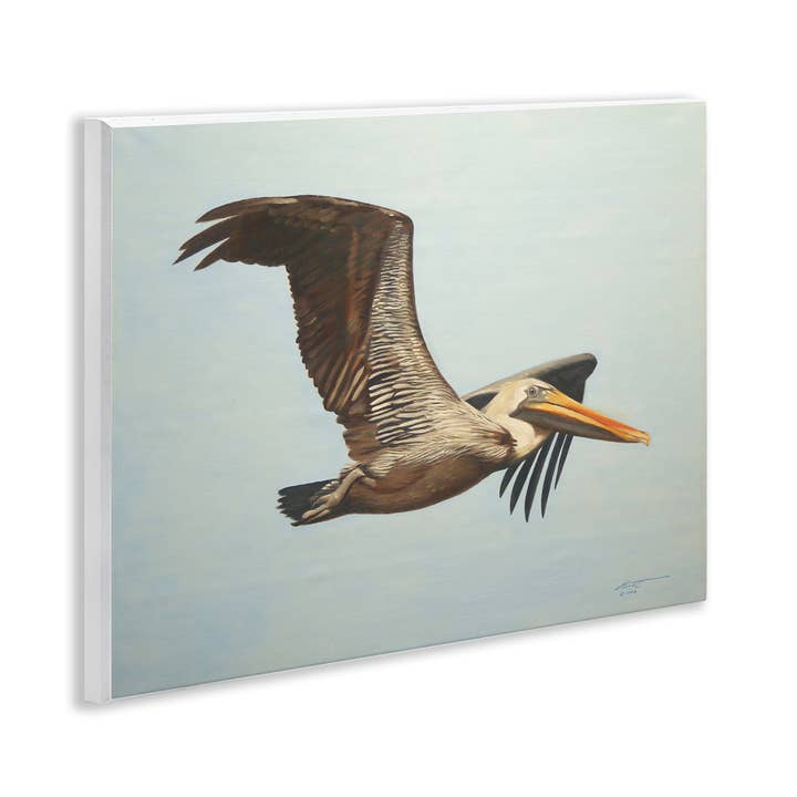 Stupell Industries - Wholesale Wall Sign - Brown Pelican in Flight - Unframed Wall Art3