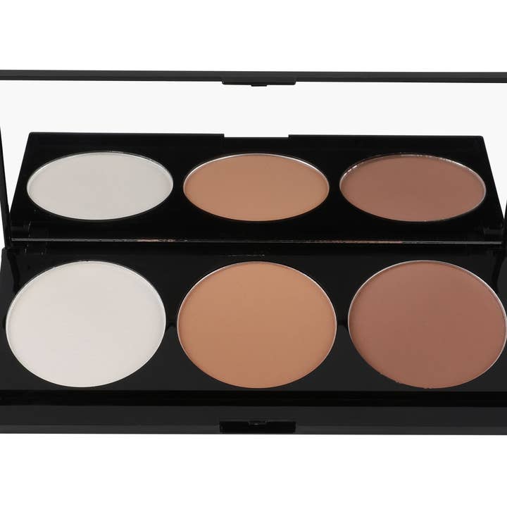 Efon International Corp. - Wholesale Makeup Contour - Richly Pigmented Contour, Bronze & Highlight Powder Palette