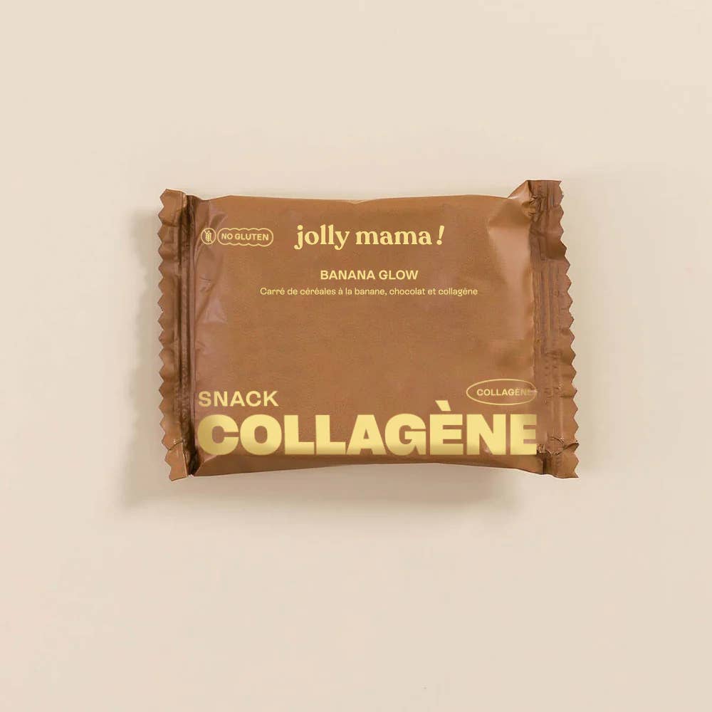 JOLLY MAMA - Wholesale Snack Bar - Banana glow - 12 collagen snacks