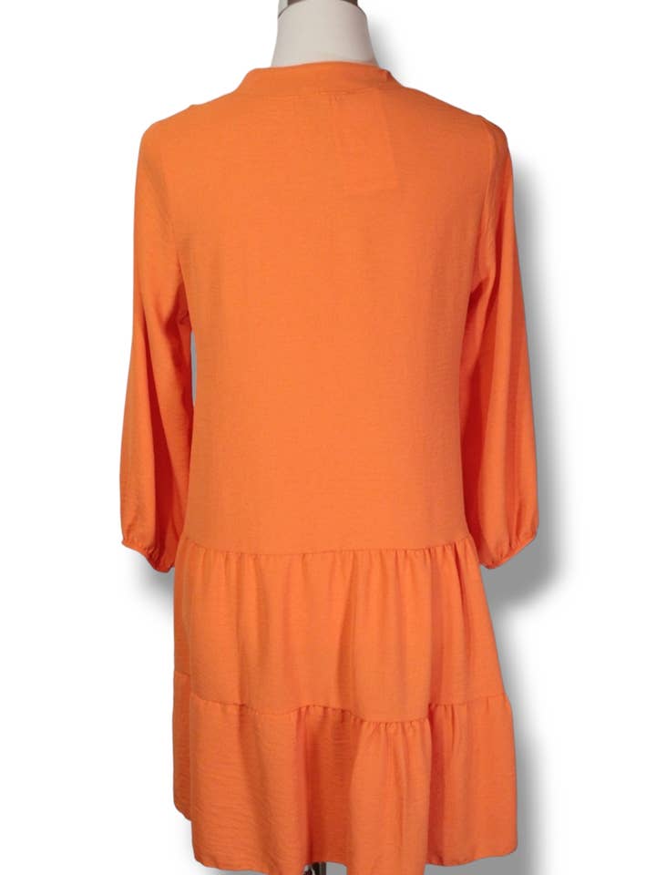 NINEF - Wholesale Dress - Women's - Chic Sunset Shift Dress - Versatile & Vibrant2