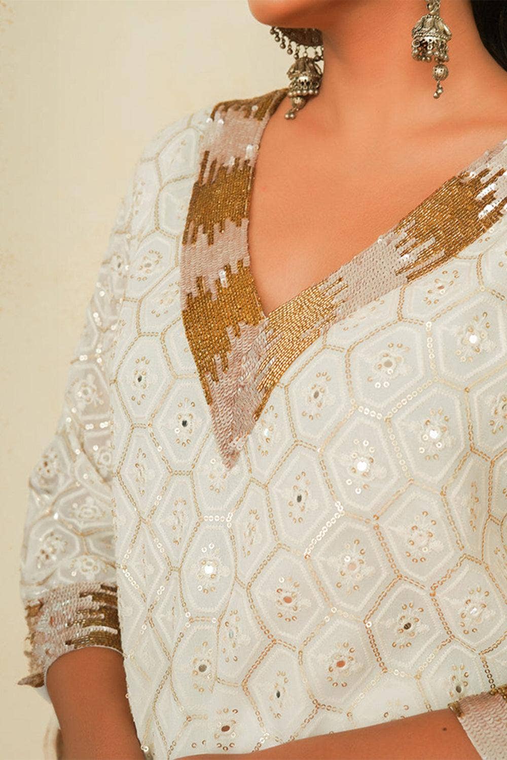 Yunikulondon – wholesale Top & pants set (NOT Loungewear) – Women's – Ivory Setarah Kurta Set1