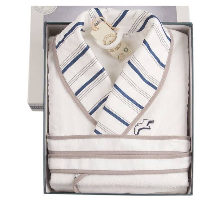 Cotton and Olive - Vendita all'ingrosso Vestaglia - Donna - Accappatoio da donna in cotone biologico Seagull3