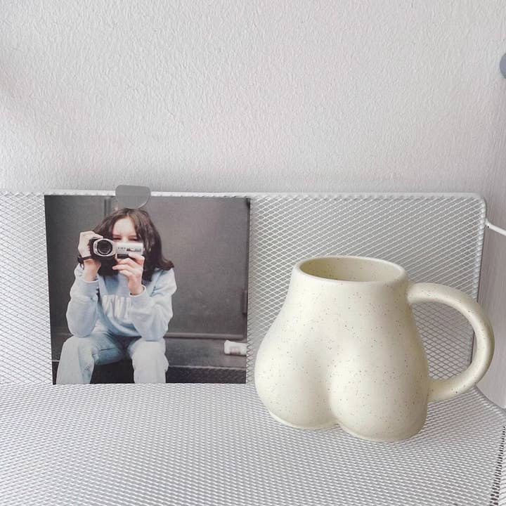 Green Pastures Wholesale - Vendita all'ingrosso Tazza - Simpatica tazza/tazza da caffè in ceramica con manico a pancia grassa3