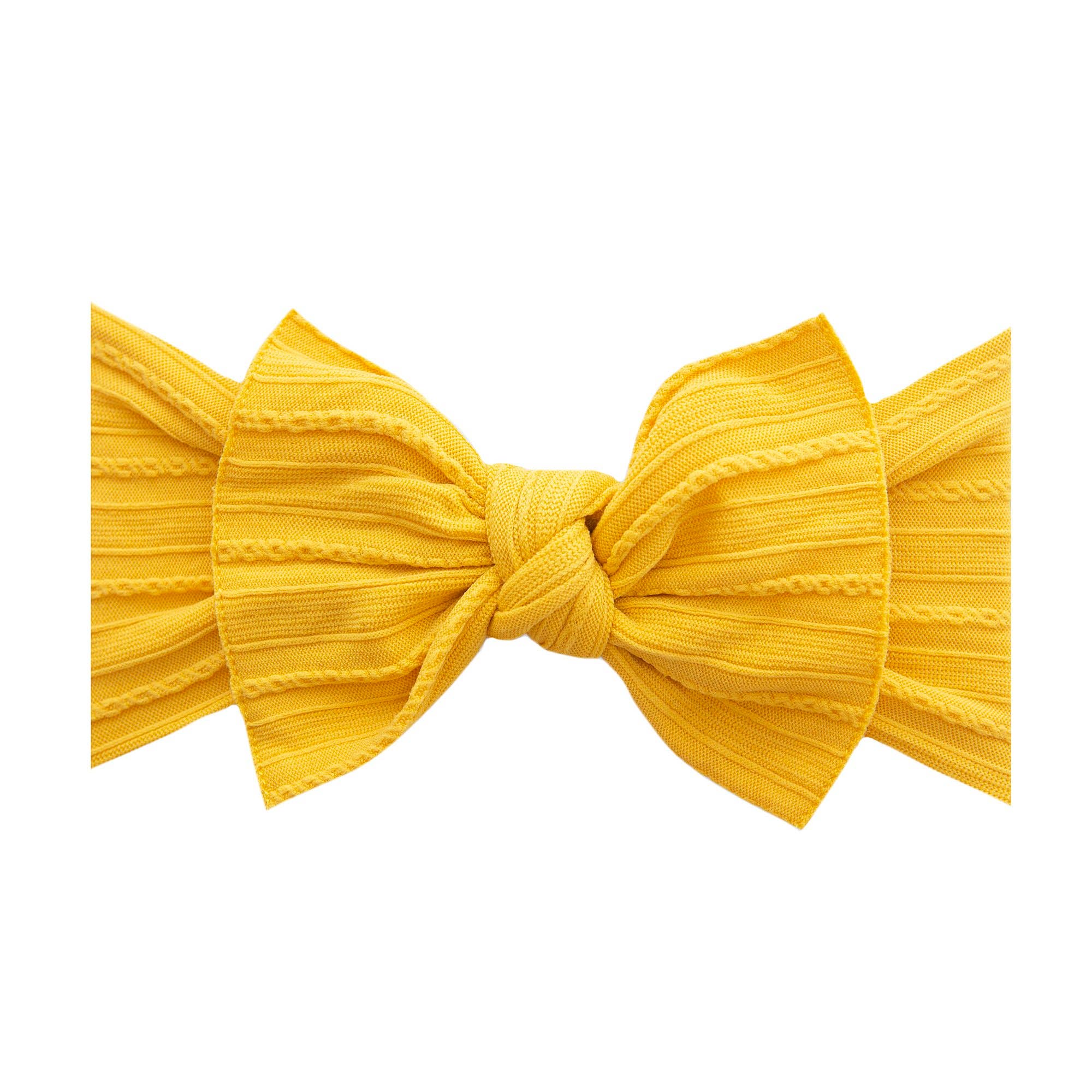 Baby Bling Bows - Wholesale Hair Bow - Baby - Baby Bling® Cable Knit Knot soft nylon headband9