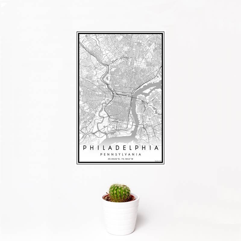 JACE.design - Wholesale Art Print - Philadelphia PA Map Print Classic0