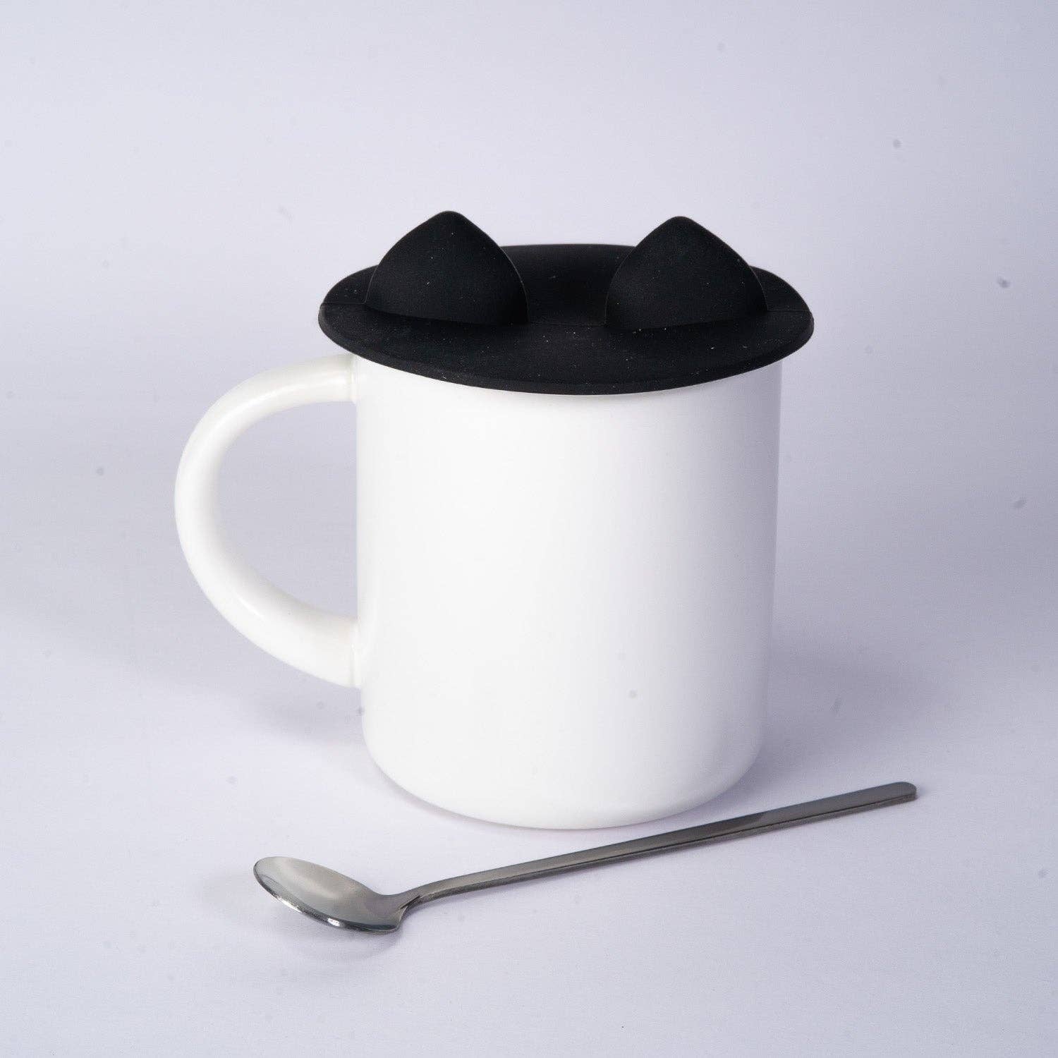 Urban Tokyo - Wholesale Coffee Mug - Lovely Cat 12oz Mug With Lid and Spoon (10/30)1