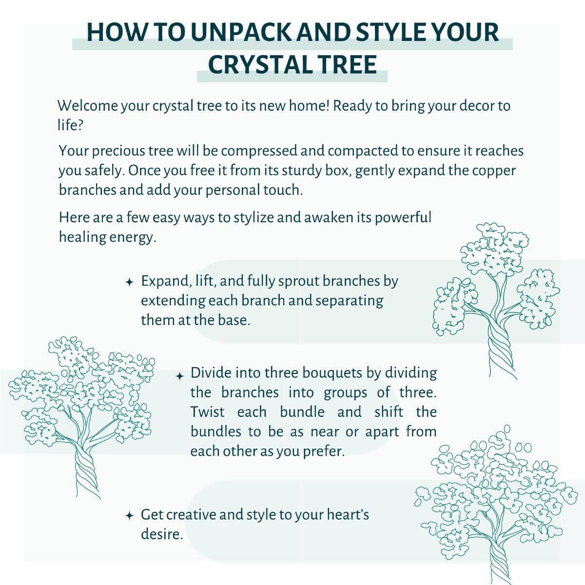 Conscious Items - Wholesale Accent/Desk Lamp - Golden Lamp of Wealth - Citrine Tree6