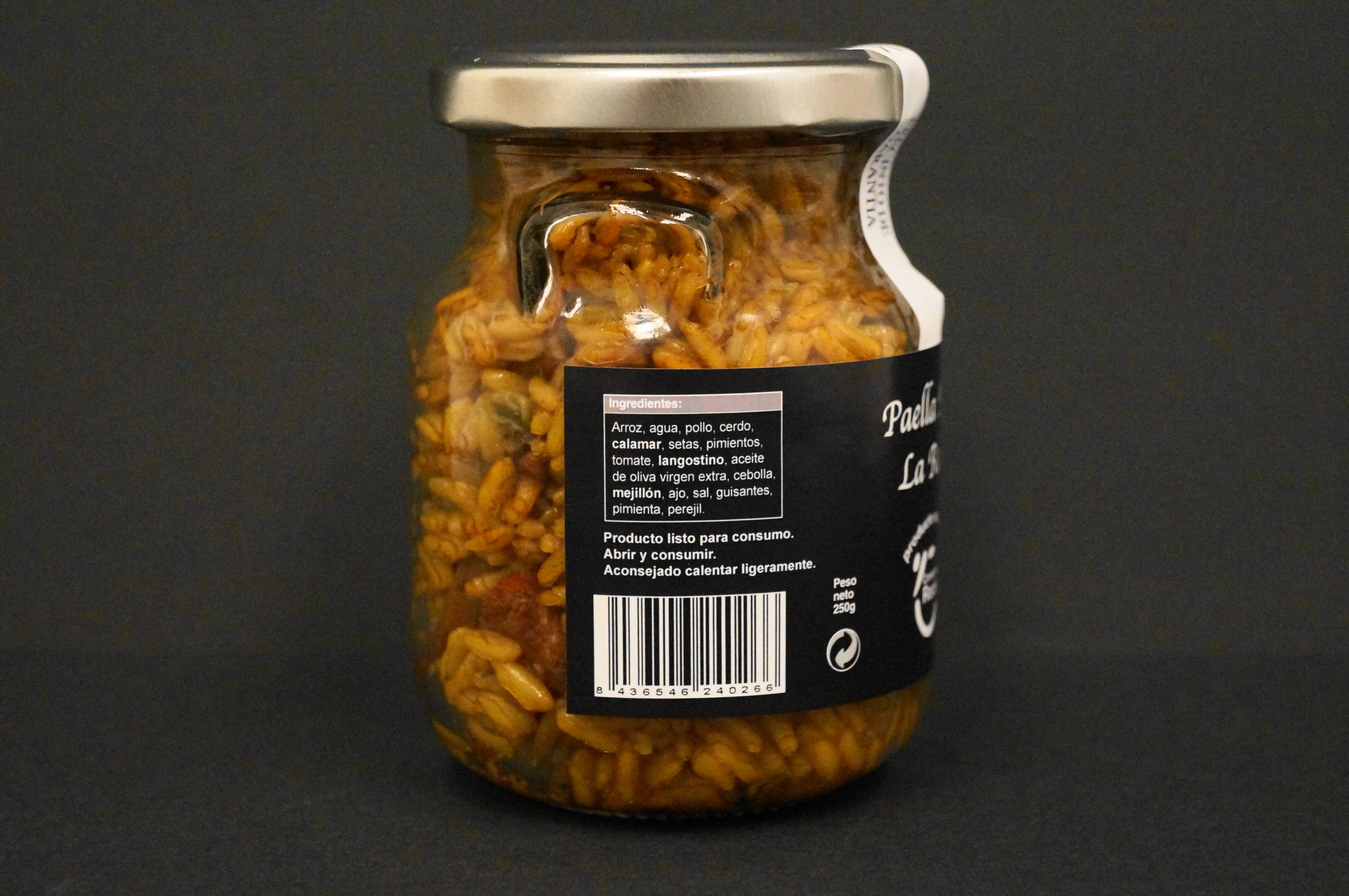 CONSERVAS LA RECETA - Wholesale Pasta - SEAFOOD PAELLA 250 GR3