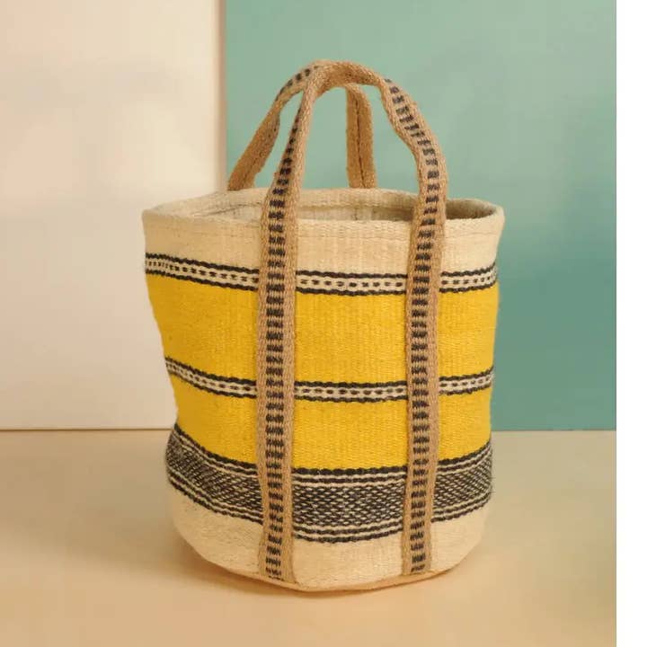 SIROHI Jute Tote 30x30 for wholesale by B A O B A B - Mode