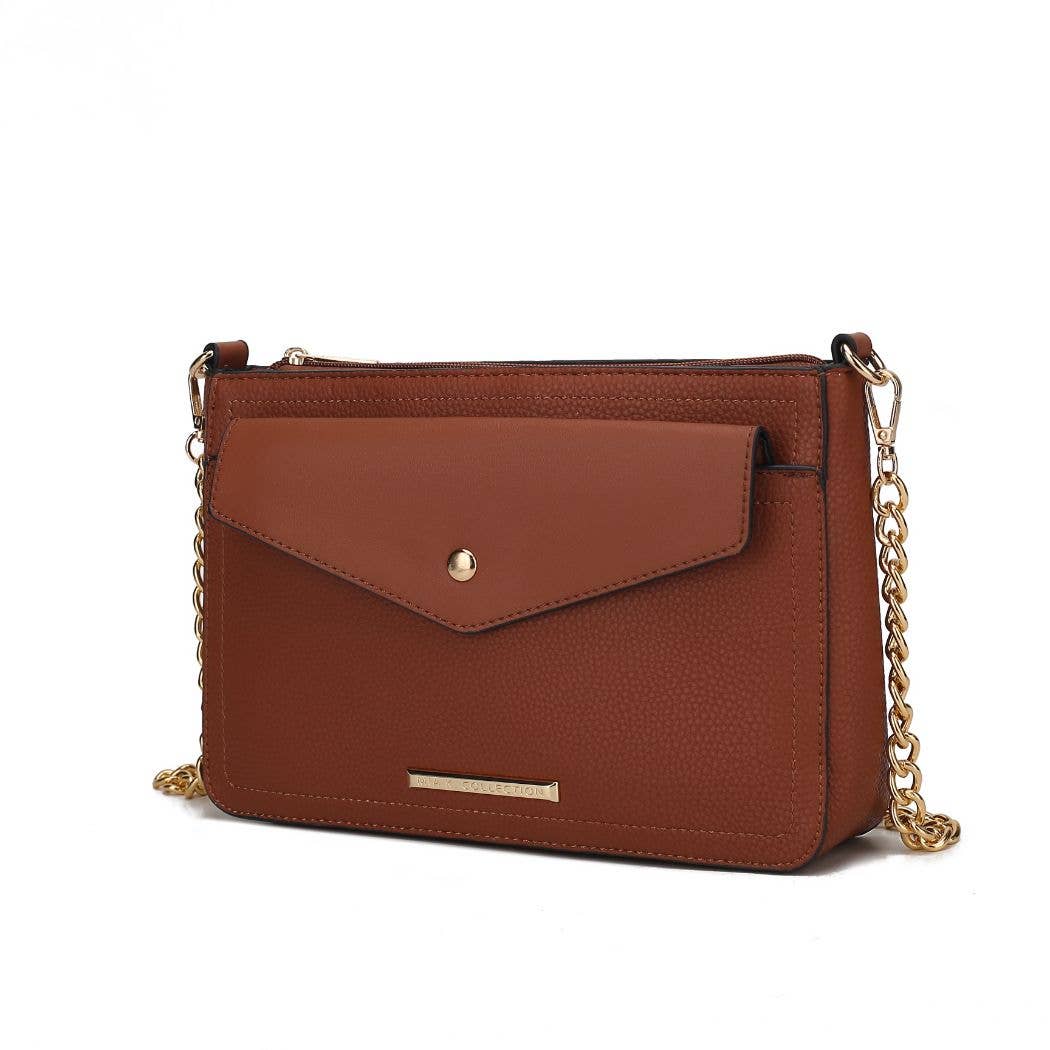 MKF Collection - Vente Sac à bandoulière – femme - Maribel Sac à main et portefeuille en cuir végétalien Femmes1