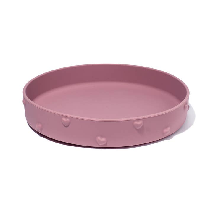 Ina plate with suction cup (Antique Rose) for wholesale by Soina