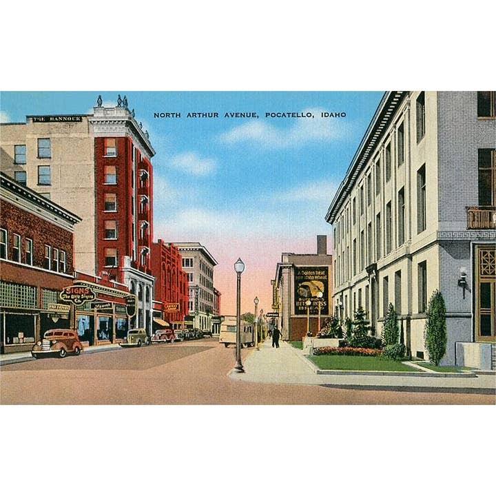 Found Image Press - Wholesale Magnet - Magnet ID-199 Arthur Avenue, Pocatello