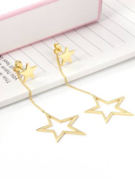 Starlite stjerne dråbe øreringe for engroshandel hos AMD COLLECTIVE