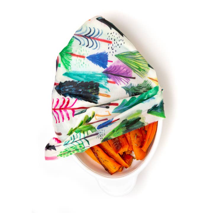 Medium Reusable Food Wrap in Wild Wanderers for wholesale by Z Wraps