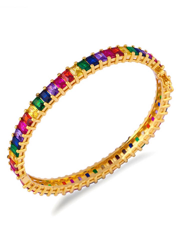 Pulseiras de Cobre com Zircão B2747 por atacado de Ole