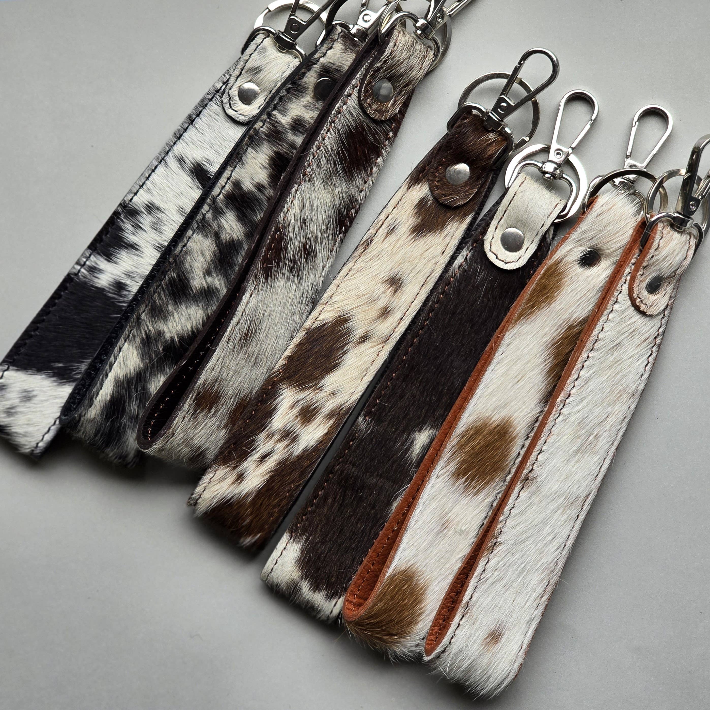 Ranchers Closet - Wholesale Keychain - Women's - Hair-on Western Long Keychain - Genuine Cowhide Keychain5