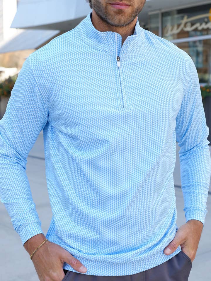 USA Palm - Wholesale Sweatshirt - Unisex - Cloud 1/4 Zip52
