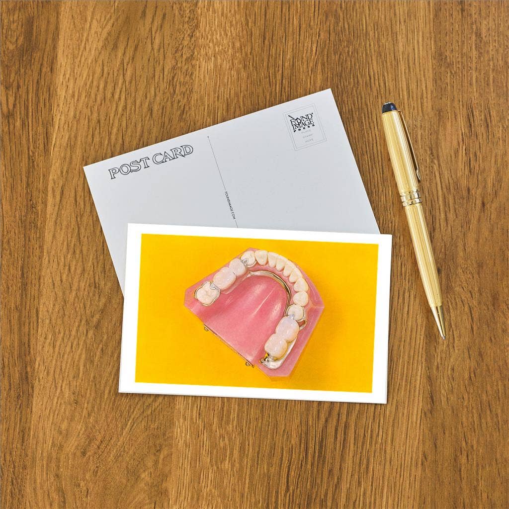 Found Image Press - Wholesale Postcard - Postcard NP-433 False Teeth1