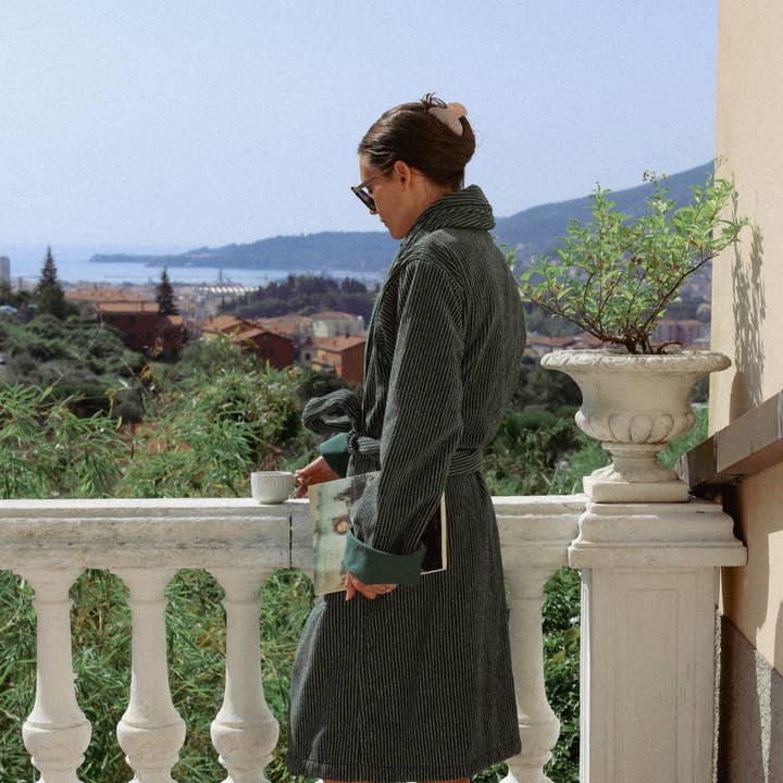 Juniper - Wholesale Robe - Women's - The Finca Bathrobe - Green