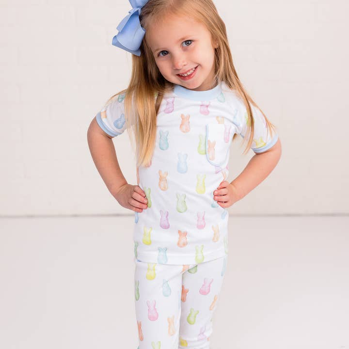 Nola Tawk - Wholesale Sleepwear Set - Kids - Hoppy Easter Organic Cotton Pajama Set4