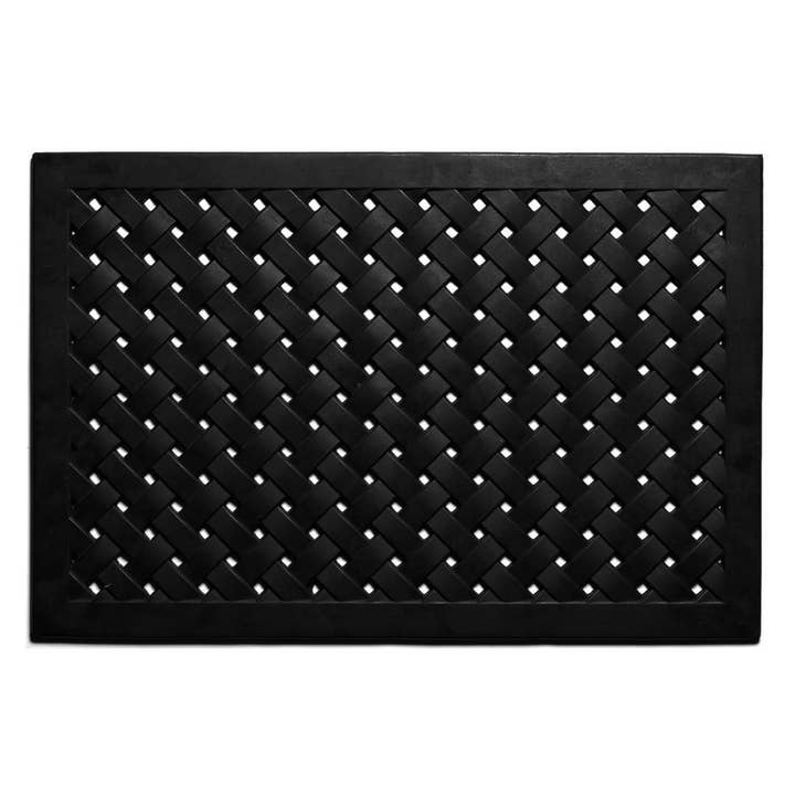 Hampton Weave Rubber Doormat for wholesale by Calloway Mills