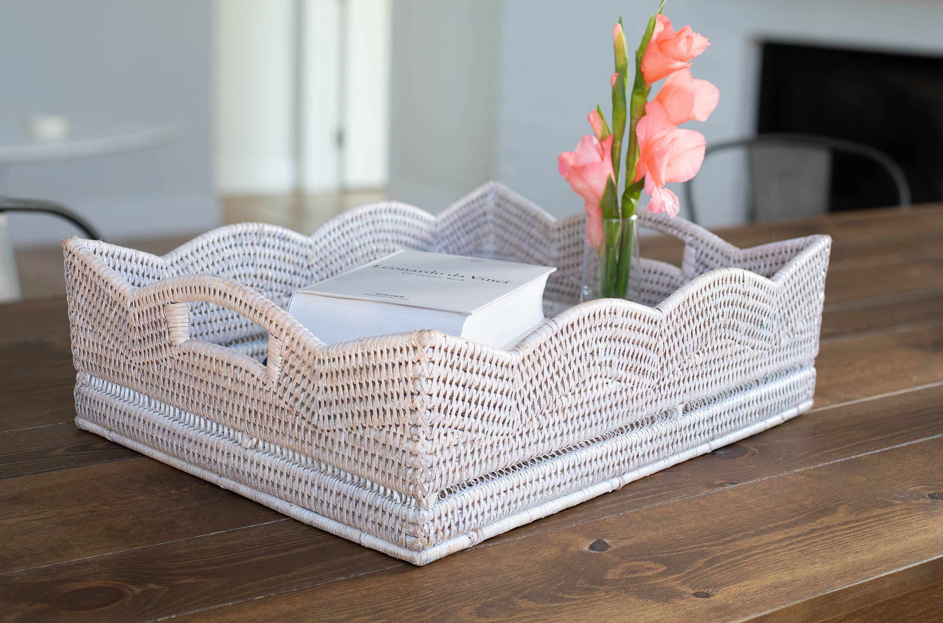 Artifacts Trading Company – Engroshandel Kurv – Rattan Kurv – Rektangulær Kammusling Stil9