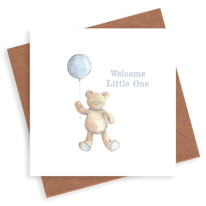 Tarjeta para Niño – Tarjeta de Felicitación de Lujo en Acuarela con Sobre Kraft Incluido para venta al por mayor de Crumble & Core