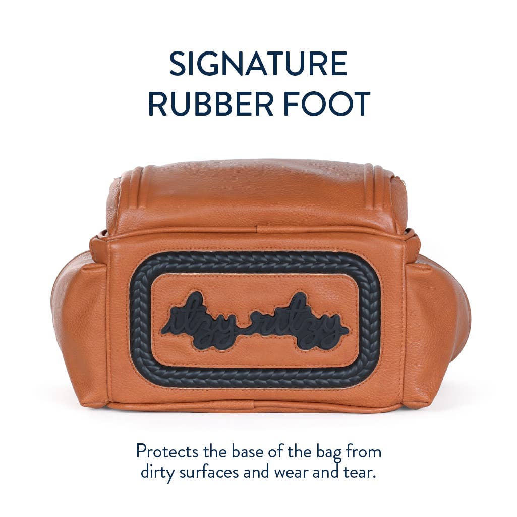 Itzy Ritzy - Wholesale Diaper Bag - Baby - Cognac Itzy Mini Plus™ Backpack Diaper Bag5