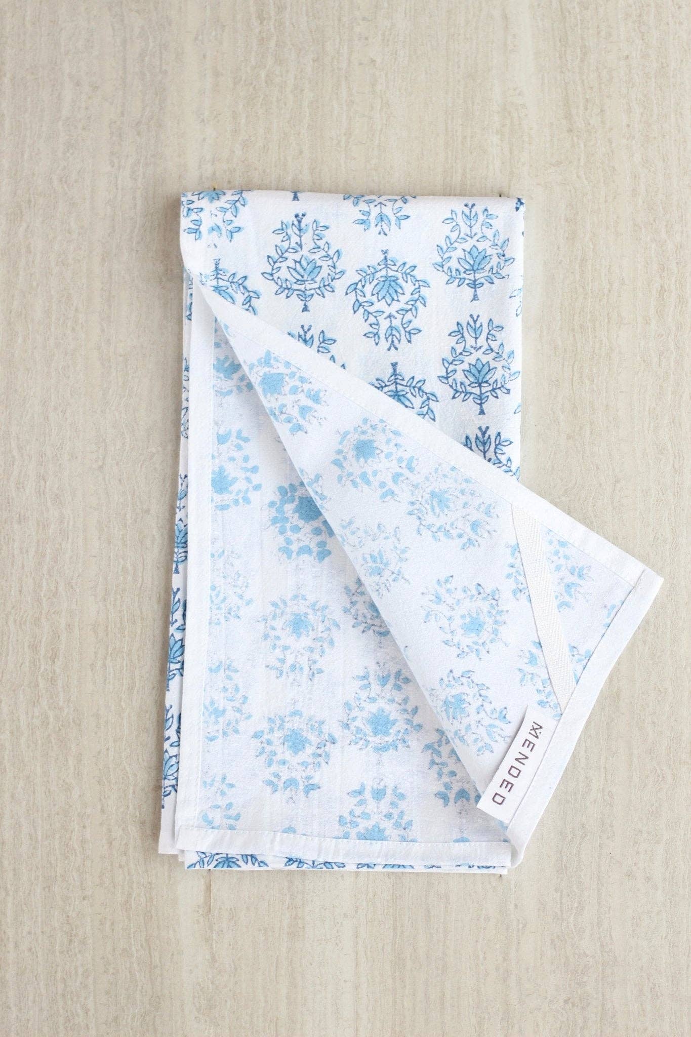 Mended - Wholesale Tea Towel - Tea Towel - Lotus, Navy & Uniform Blue4