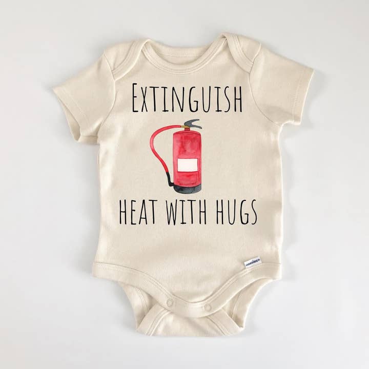 Firefighter Fireman - Baby Boy Girl Clothes Infant Bodysuit Funny Cute Newborn for wholesale by North Fork Forager LLC