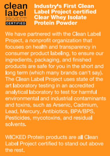 WICKED Protein - Wholesale Protein/Superfood Powder - WICKED Tropical Punch Clear Whey Isolate Protein Powder (PRE ORDER)4