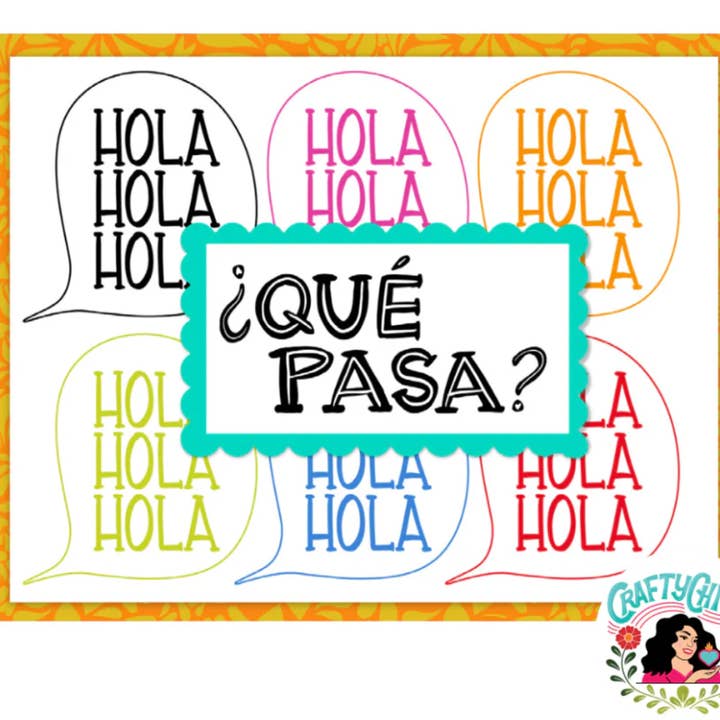 Crafty Chica® - Wholesale Scrapbooking Kit - Hola Cling Set | Paper Crafting 1