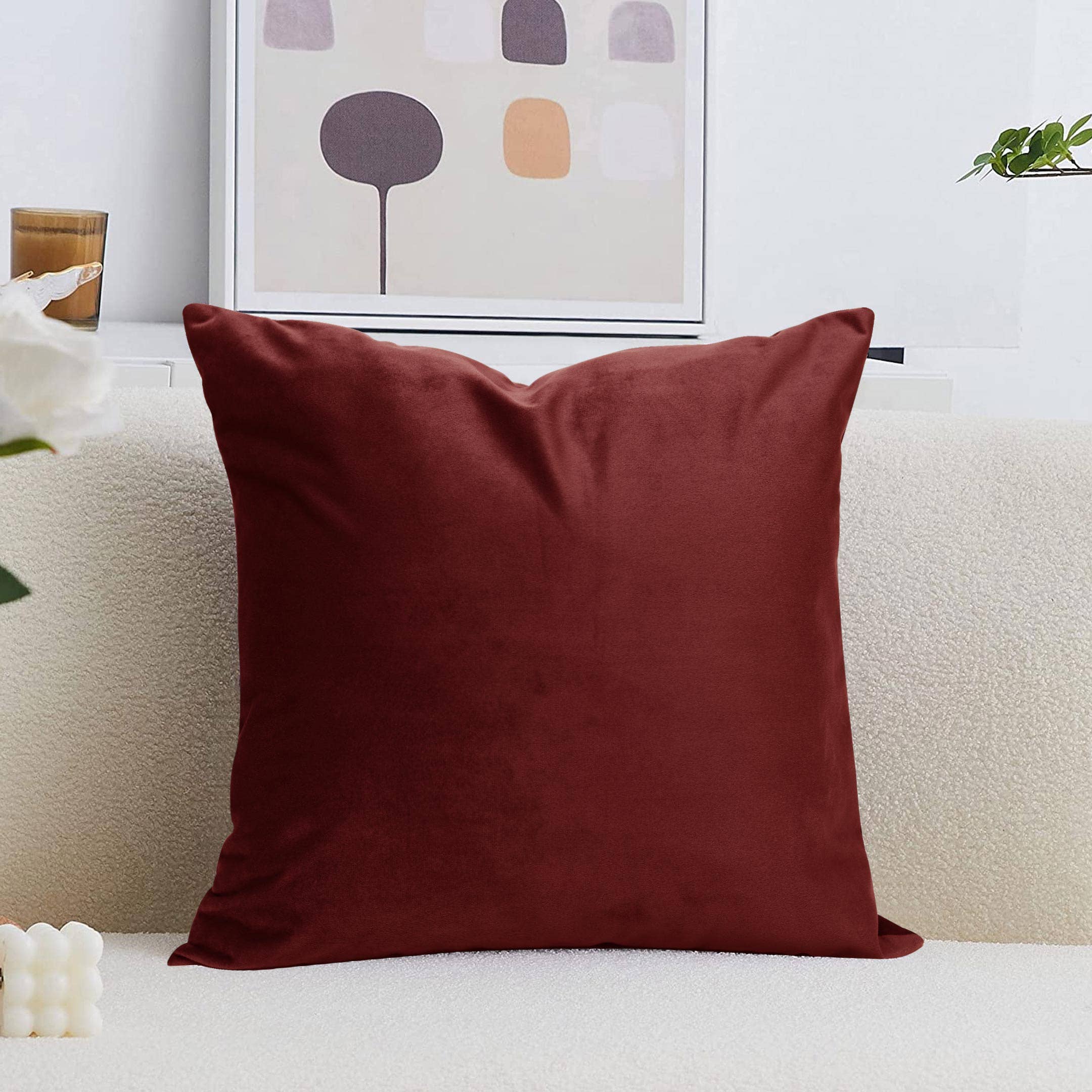 Cottonpassion_US - Wholesale Throw Pillow Cover - Luxury Velvet Throw Cushion Cover 18" inch Pillowcase22