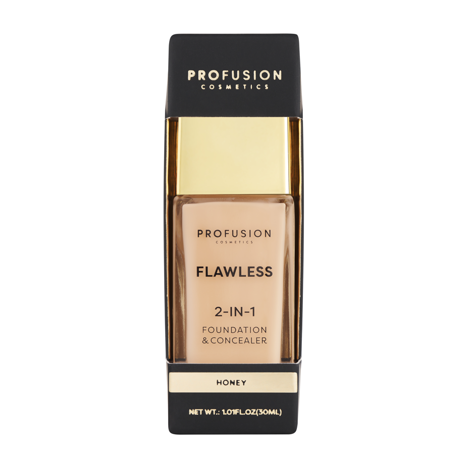 Profusion Cosmetics UK – wholesale Foundation – FLAWLESS 2-IN-1 FOUNDATION AND CONCEALER10
