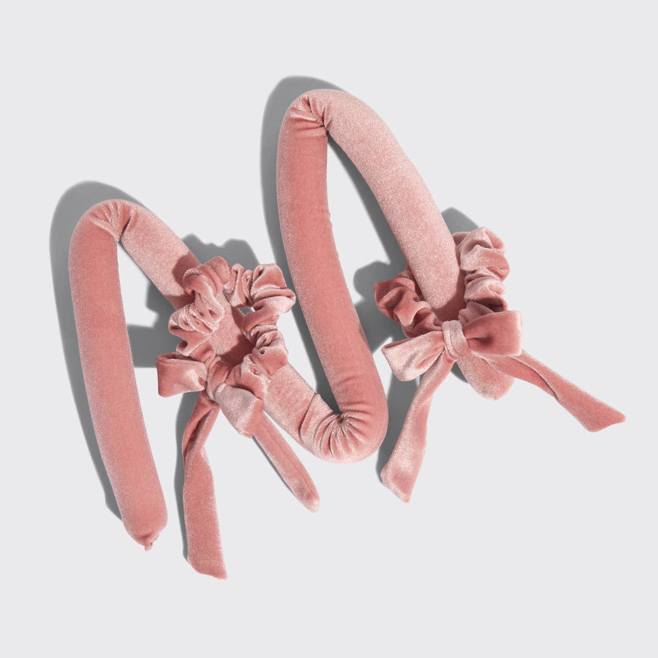 KITSCH – wholesale Hårspolar – Terrakotta sammet lockningsset utan värme4