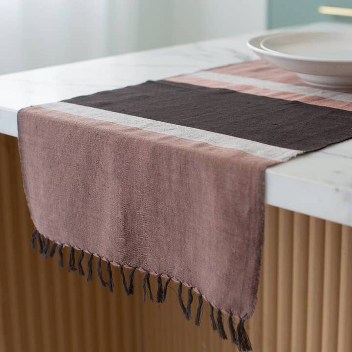 Sabahar - Wholesale Table Runner - Dalol Handwoven Ethiopian Cotton Table Runner