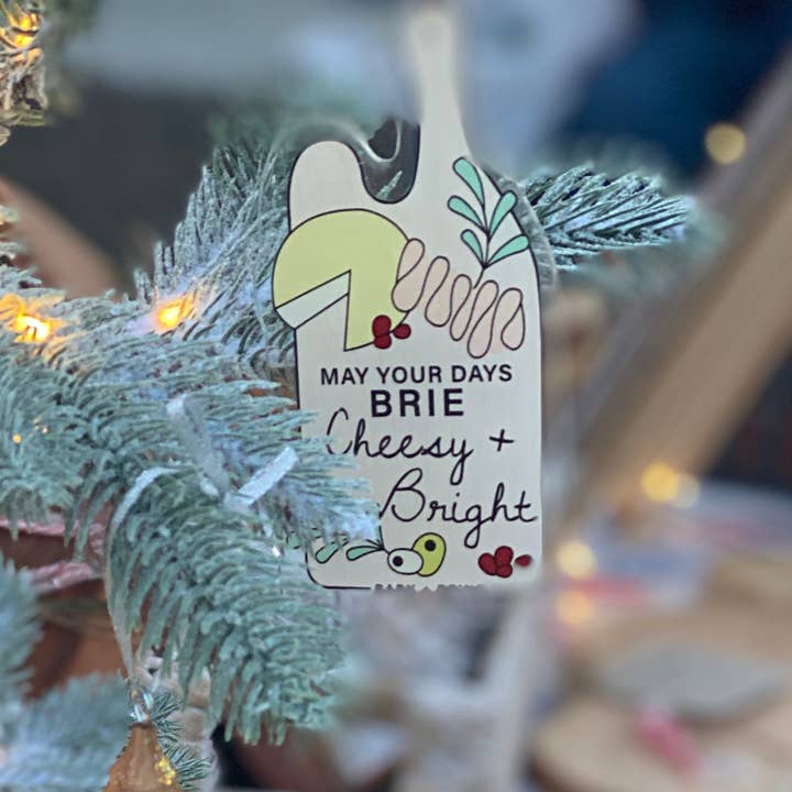 Acrylic Ornament for wholesale by Bark + Brine Custom Boards