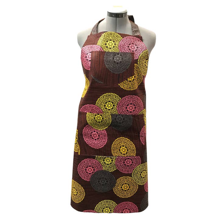 Seeds to Sew International - Wholesale Apron - Kenyan Kitenge Apron2