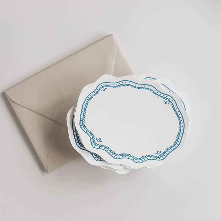 Squiggle Notecards for wholesale by Ashley Frye Studio