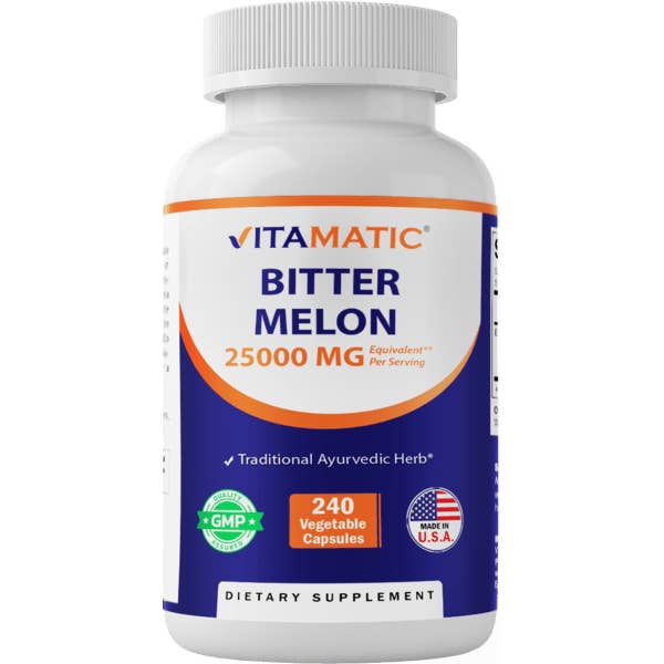 Vitamatic | Bitter Melon 25000mg | 240 Vegetarian Capsules for wholesale by Vitamatic