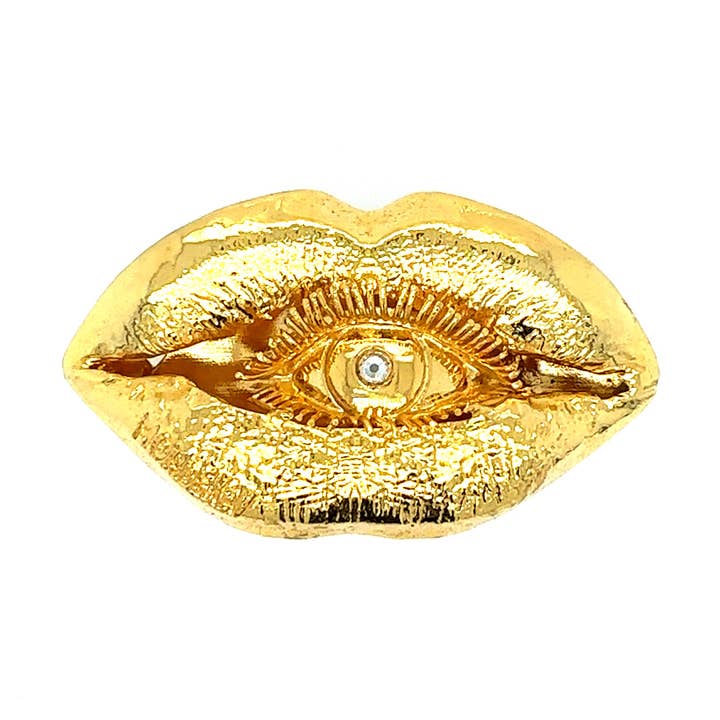 Spilla/Spilla da Bavero LookingLips per la vendita all'ingrosso da parte di MORDEKAI