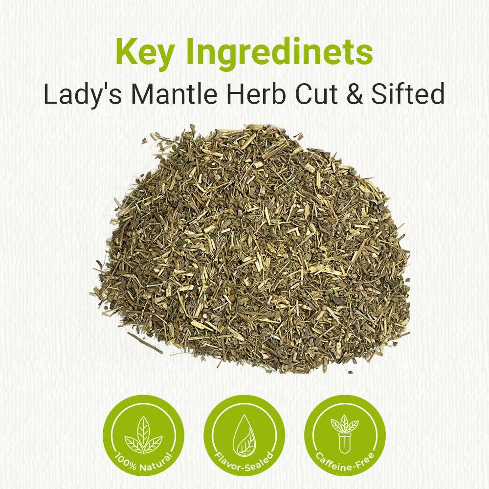 Organic Way LLC – wholesale Herbs – Natural Lady's Mantle Herb Cut & Sifted1