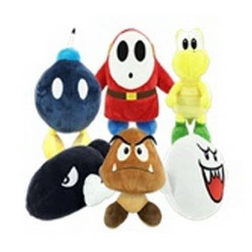 The Zoofy Group , LLC - Wholesale Figurine Toy - Kids - Nintendo 8" Villains 6 Styles Asst